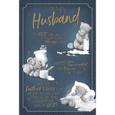 Husband Verse Me to You Bear Father's Day Card Image Preview